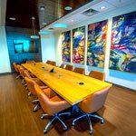 Board room style seating