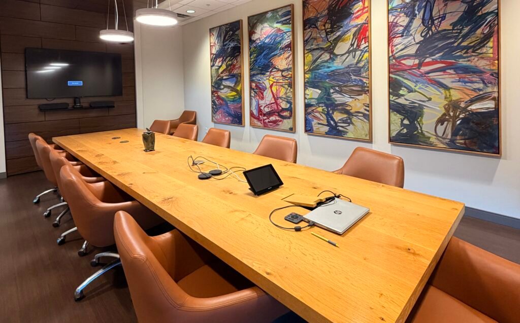 A business board room